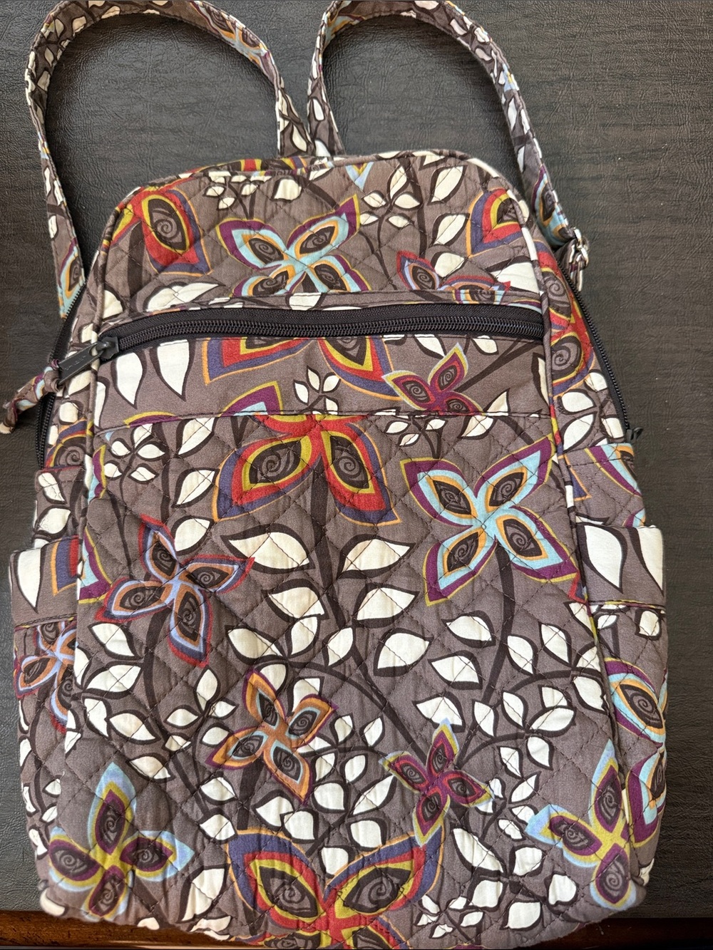 Stephanie Dawn Quilted Floral Backpack